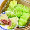 まゆの作ってみた!投稿(お出汁を食べる！旨じゅわ【蒸しロールキャベツ】)