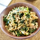 [切り干し大根とツナのごま味噌和え]ポリ袋だけのお守りレシピ