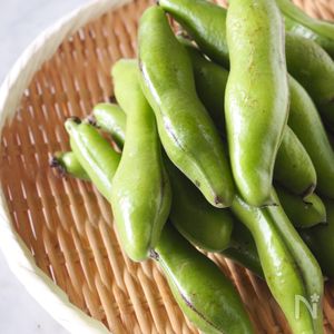 らくレピ】丸ごと焼き空豆＊ワタまで美味しい簡単空豆のグリル