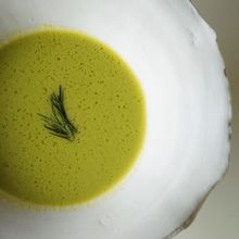 【 養生スープ 】アスパラガスのすり流し