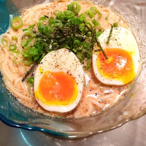 たりおの作ってみた!投稿(【5分で完成！濃厚甘辛担々風そうめん】汁まで飲み干す旨さ♡)