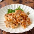 揉んで焼くだけ【鶏むね肉のひとくち焼き】