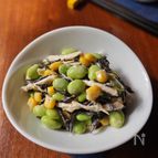 枝豆とひじきの味噌マヨサラダ