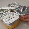 海老の冷やし茶碗蒸し オクラカニカマあんの工程3