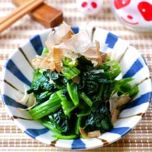 うま味を活用して更に美味しく♡『ほうれん草のお浸し』