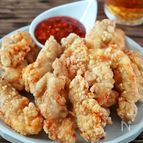 鶏ささみで作る、ディップでヤンニョムチキン