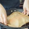 鮭と夏野菜のだしバター包み焼きの工程5