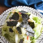 【シャキシャキレタスとカニカマのうま塩ナムル】包丁不要！