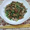 M＊Pの作ってみた!投稿(【ワンパン】【包丁不要】豚肉となめこの和風粒マスタード炒め)