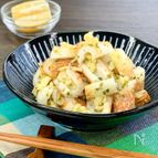 『あっ、磯辺揚げの味…！』ちくわと揚げ玉の青のりマヨ和え＊