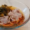 【保存版】ピリ辛豚高菜そうめん｜食欲が沸くスタミナ麺の工程2
