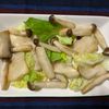 1178254の作ってみた!投稿(レタスときのこのバターしょう油炒め)