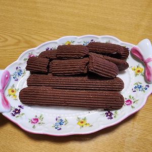 ナムディの作ってみた!投稿(材料3つ♪米粉で作る【コクうま焼きチョコ】)