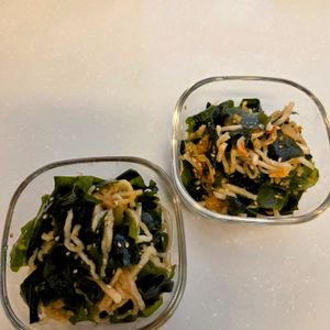 にゃんこさん🐱の作ってみた!投稿(保存食材で作れる！切り干し大根とわかめの中華サラダ)