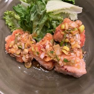 surgの作ってみた!投稿(《食べ過ぎ注意!!》絶品!!ご飯がすすむ油淋鶏（揚げない）)