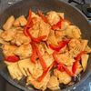 しっとり鶏むね肉とたけのこのオイスター炒めの工程4