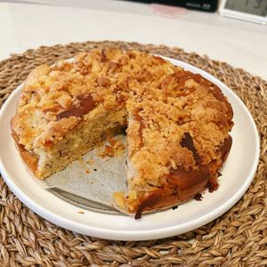saki10969の作ってみた!投稿(紅茶とりんごのクランブルケーキ（グルテンフリー）)