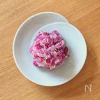 旬の食用菊で簡単な１品♪ もって菊のみぞれ和え。