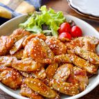 【鶏肉とごぼうの甘辛ごま照り】旬野菜で♪ごぼうの香りたっぷり