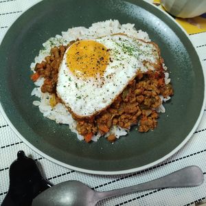 M＊Pの作ってみた!投稿(大豆ミートのドライカレー)