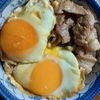 ひろりぃの作ってみた!投稿(【豚バラ目玉焼き丼】材料2つで最強のご飯泥棒)