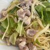 すみれの作ってみた!投稿(鶏とキャベツのうま塩パスタ【#フライパンひとつ #やみつき】)
