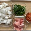【フライパンひとつ！】豚肉と大根のキムチ炒めの工程1