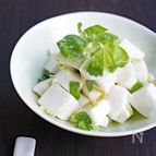 【即席一品】はんぺんと三つ葉のマヨわさびあえ