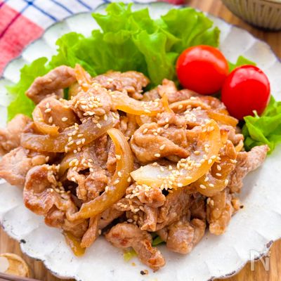 【豚こまの生姜焼き】定番の生姜焼きをパサつかずしっとり作る♫