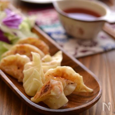 チーズエビ餅餃子