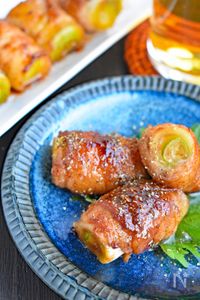 【ご飯に合う！】ねぎの豚巻き甘辛山椒炒め