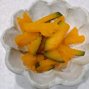 むぎの作ってみた!投稿(調味料2つ！甘み引き立つ【かぼちゃの塩こうじきんぴら】)
