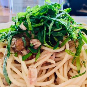 ma_miiの作ってみた!投稿(とろっと旨みが絡む！ツナとなめこの和風アーリオオーリオパスタ)