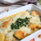 生秋鮭とかぼちゃのグラタン
