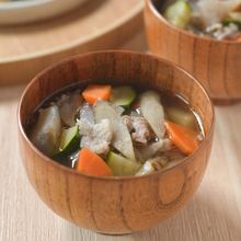 【豚こま塩豚汁】地味だけど絶品♪