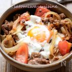 【牛トマ丼】トマトがさっぱり味をまとめて美味しすぎる夏の牛丼