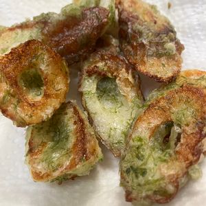 さめおかの作ってみた!投稿(【ちくわの磯辺焼き】ふふおつまみ カリッカリ仕上げ お弁当に)