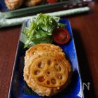 大人も子供も大好き！レンコンハンバーグ