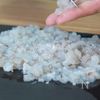 【ふわふわジューシー】海老となすのボート蒸しの工程1