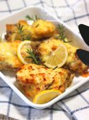 鶏肉とじゃがいものタルタルチーズ焼き。