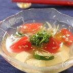 彩どり野菜　冷やし豆腐