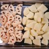 厚切りほくほくれんこんとポテトの♪のり塩じゃがバター🤭の工程1