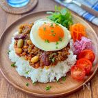 レンジにおまかせ♩お豆たっぷりキーマカレー