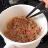【担々はるさめ豆乳スープ】はるさめが入ってボリューム満点！の工程2
