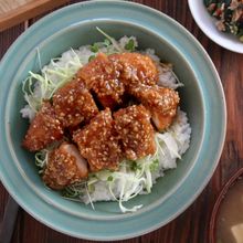 筋トレ旦那大歓喜！ささみの味噌カツ丼