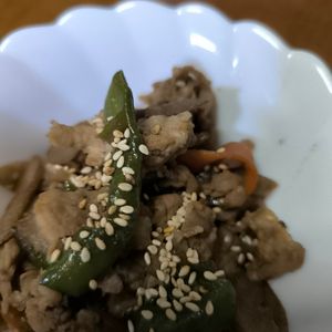 384911の作ってみた!投稿(【ご飯がススム】主菜！丼にもなる！ごぼうたっぷり甘辛豚ごぼう)
