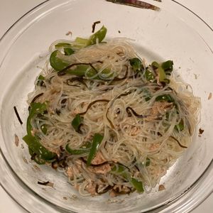Risaの作ってみた!投稿(塩こんぽん酢《ピーマンたっぷり♡春雨ツナサラダ》)