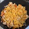 豚キムチ焼きそばの工程3