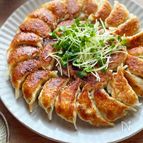旨味たっぷりしいたけと鶏ひき肉のヘルシー餃子