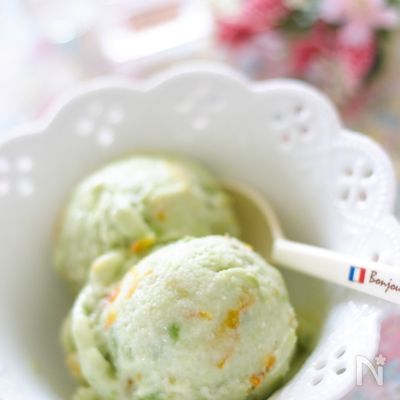 アボカド塩レモンのフローズンヨーグルト